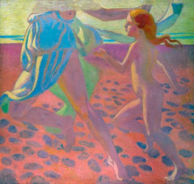 Sur la plage, 1912 - Maurice Denis